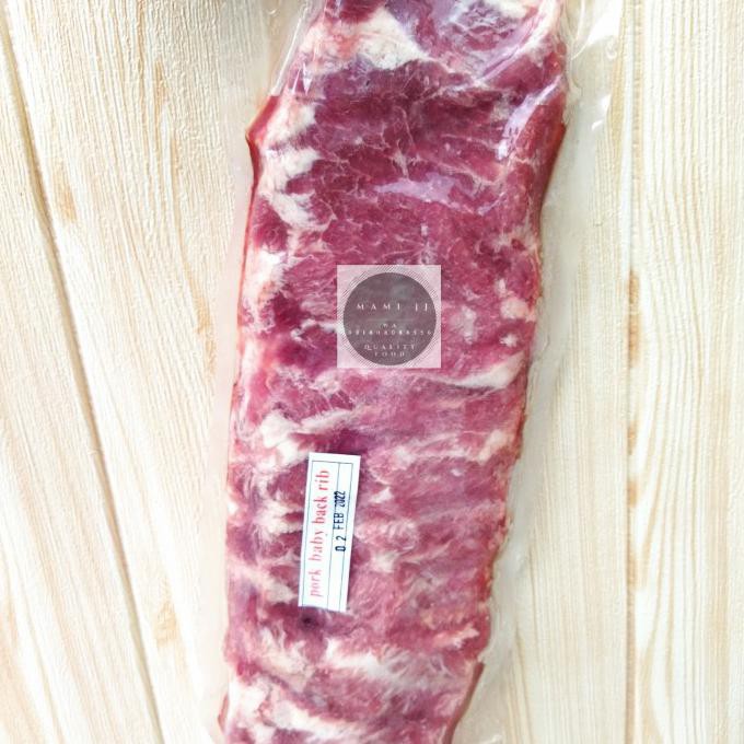 

Pork Baby Ribs Babi/Babi Bali Iga Utuh/Baby Back Ribs/ - 820Gram Terlaris