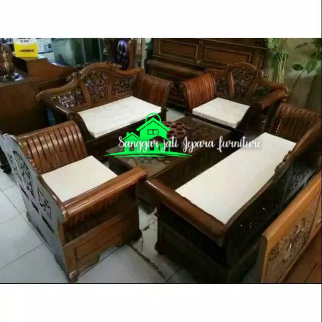 Kursi tamu sofa keong 3211 kursi tamu jati jepara