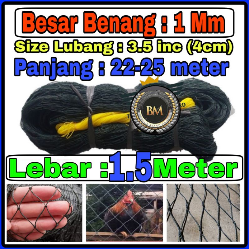 Jaring Ayam 1,5 Meter Jaring Pagar Ayam Kandang JARING AYAM JARING KANDANG AYAM JARING PAGAR AYAM PA