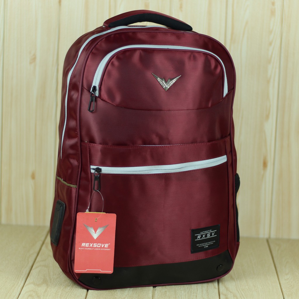 BACKPACK REXSOVE PREMIUM Tas Gendong Pria Wanita Sekolah SMP SMA Tas Ransel Kuliah Kerja Kantor Awet