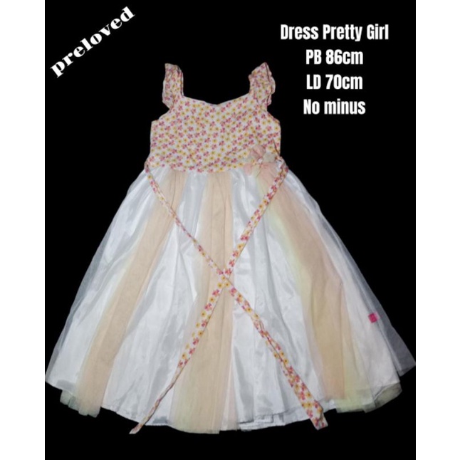 Dress anak brand Pretty Girl preloved istimewa