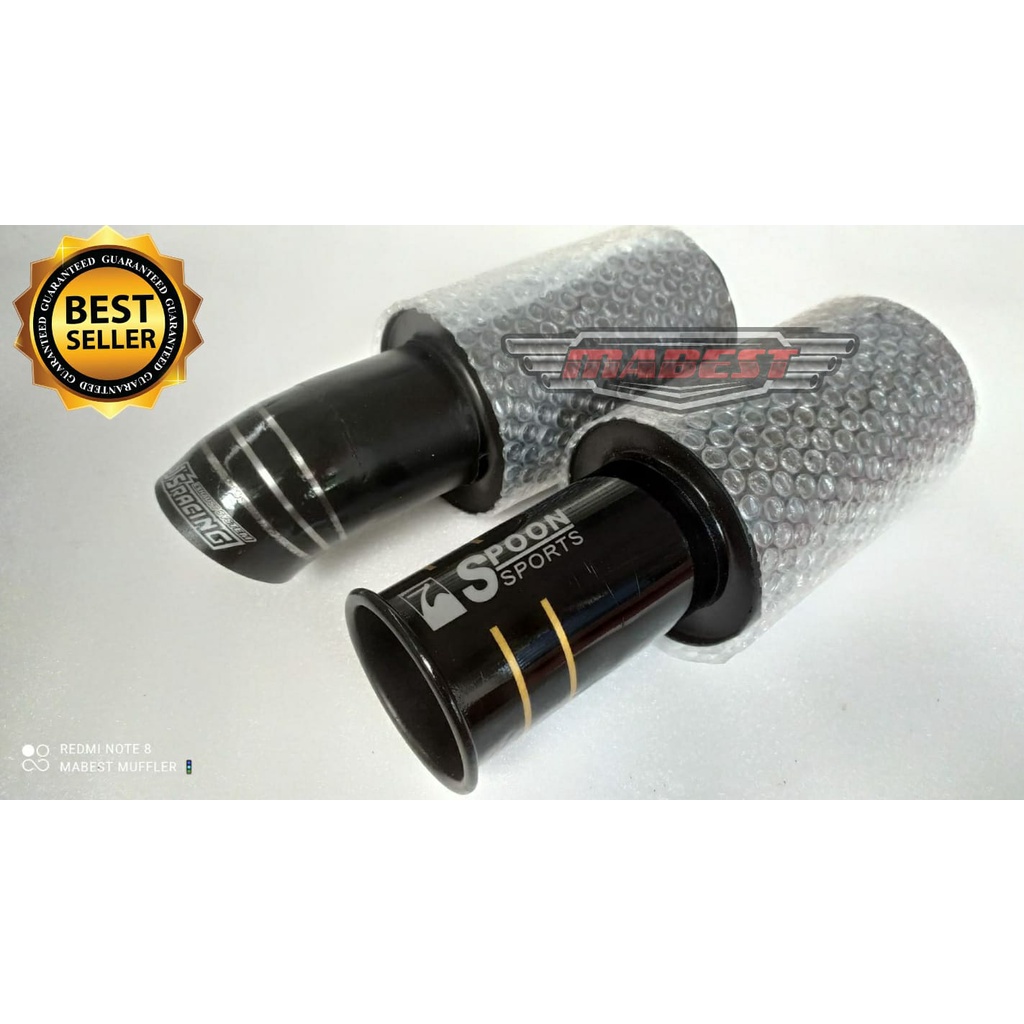 Knalpot Mobil JS Racing Black Doft Bensin Solar Avanza Jazz Agya Ayla Kijang Original Purbalingga