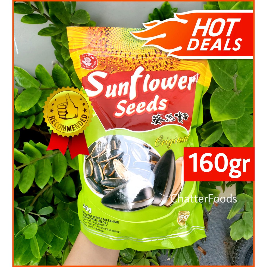 

Kuaci Bunga Matahari 160gr - Kwaci Biji Bunga Matahari Sunflower Seeds - Kuaci Chen Liang Ji China