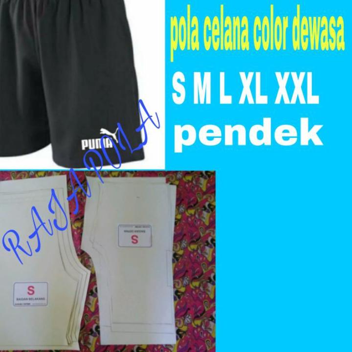 Lagi Tren.. pola celana kolor pendek dewasa