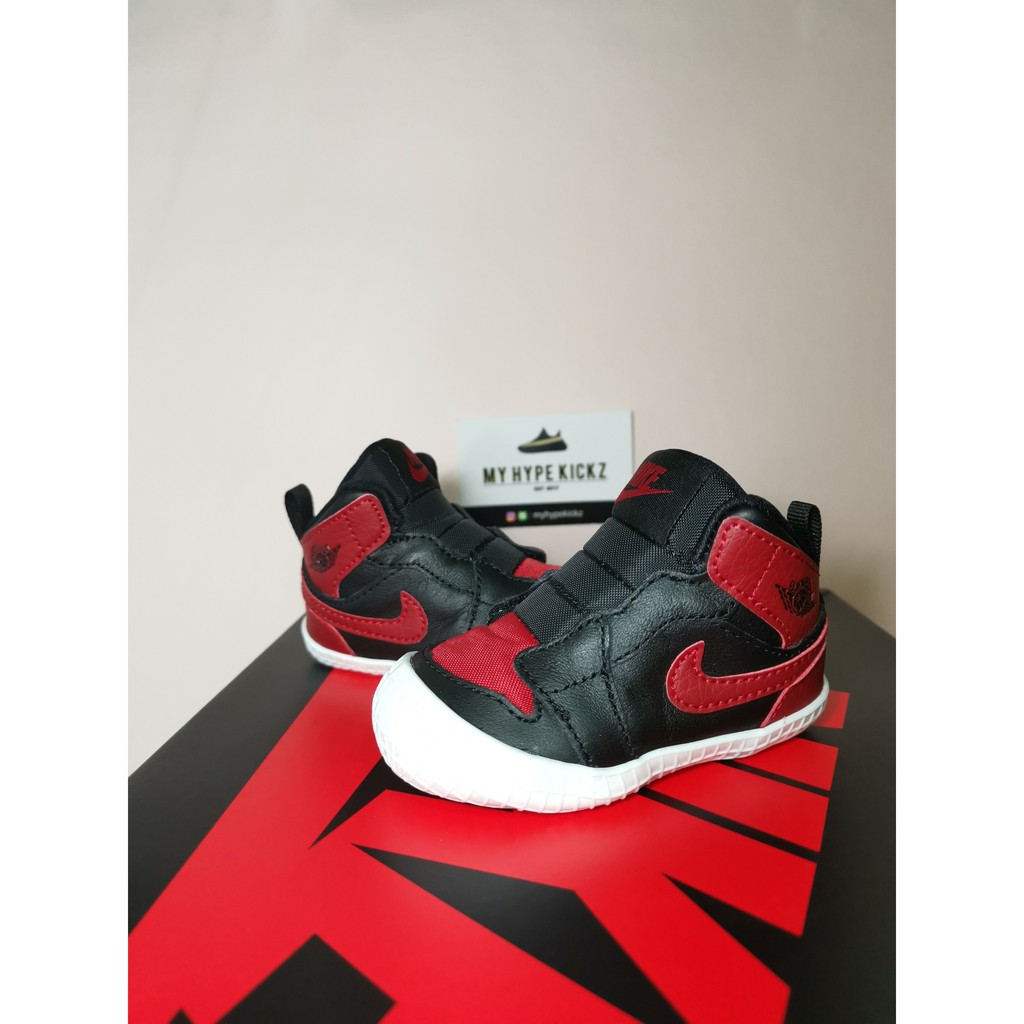 Air Jordan 1 Bred Infant/Baby | Shopee 