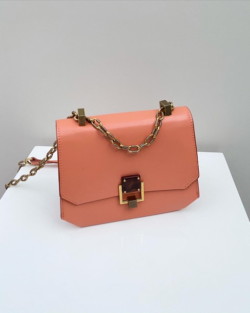 SALE Chain Handle Geometric Crossbody Bag