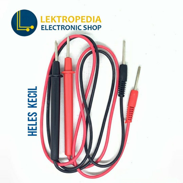Kabel Multitester Kecil Heles Lancip Jarum Tester Avometer Multimeter