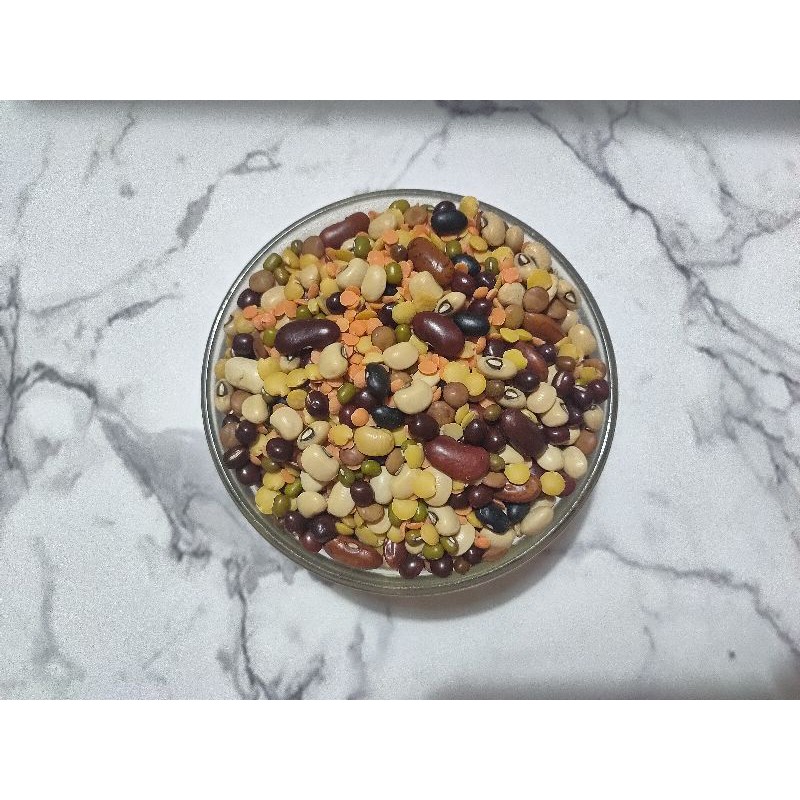

organik kacang campuran 10 jenis warna kacangan organic mix beans