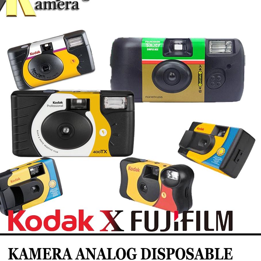 ✸ Kodak Fujifilm Simple Ace Daylight Power Flash FunSaver Kamera Disposable ➮
