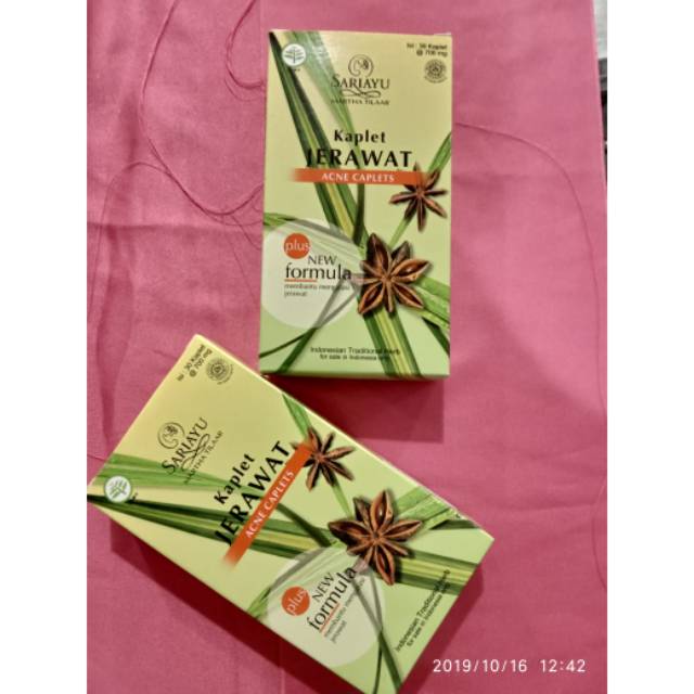 Sariayu kaplet jerawat