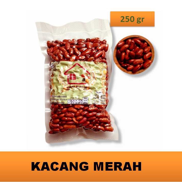 

(250 gr) KACANG MERAH Kacang Merah Kering MPasi Kacang kacangan bernutrisi Kualitas Super