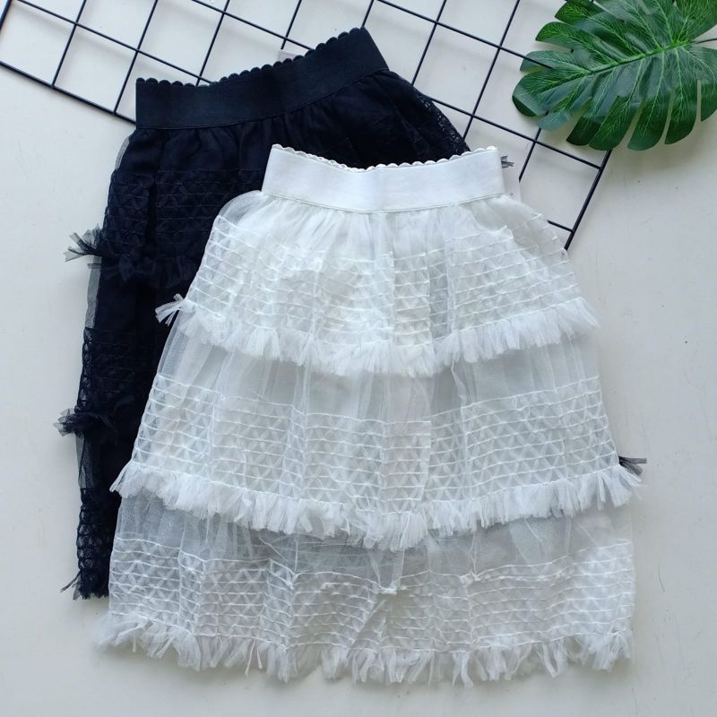 Rok tutu Anak Perempuan Import 2-5Tahun Realpict Tile Tumpuk lembut  Import Original Pendek