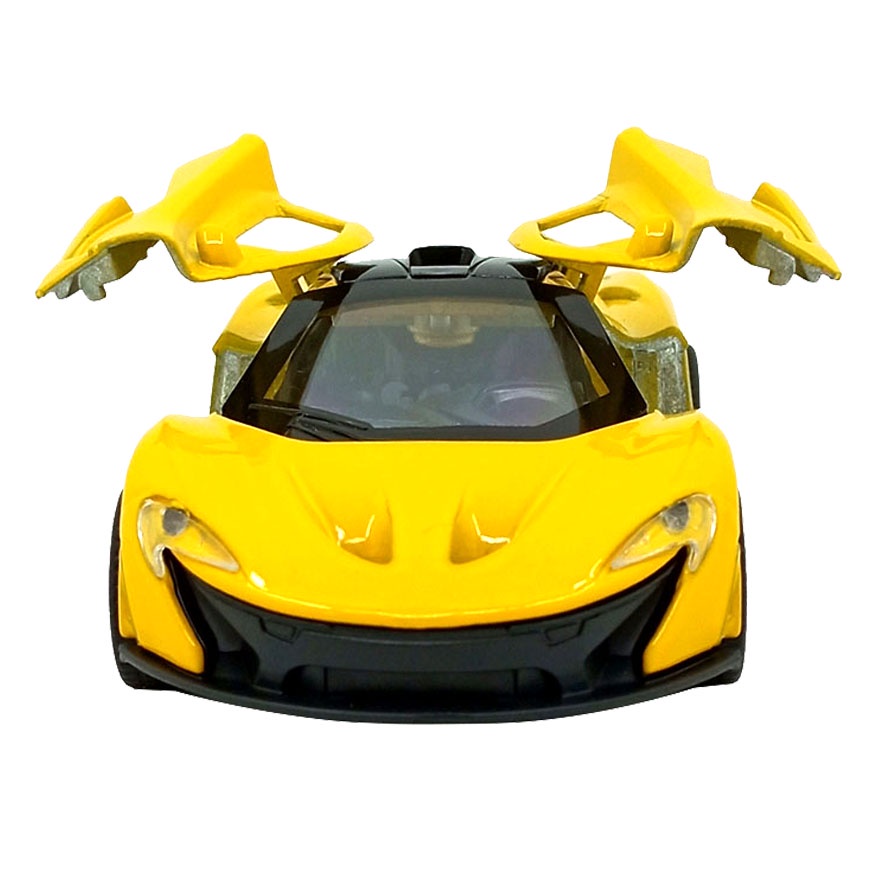 Toy Addict Mclar3n P1 Sport Car Kuning Diecast Mainan Mobil Balap