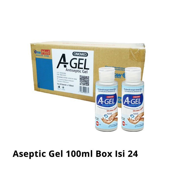 Aseptic Gel 100ml Box isi 24 Onemed