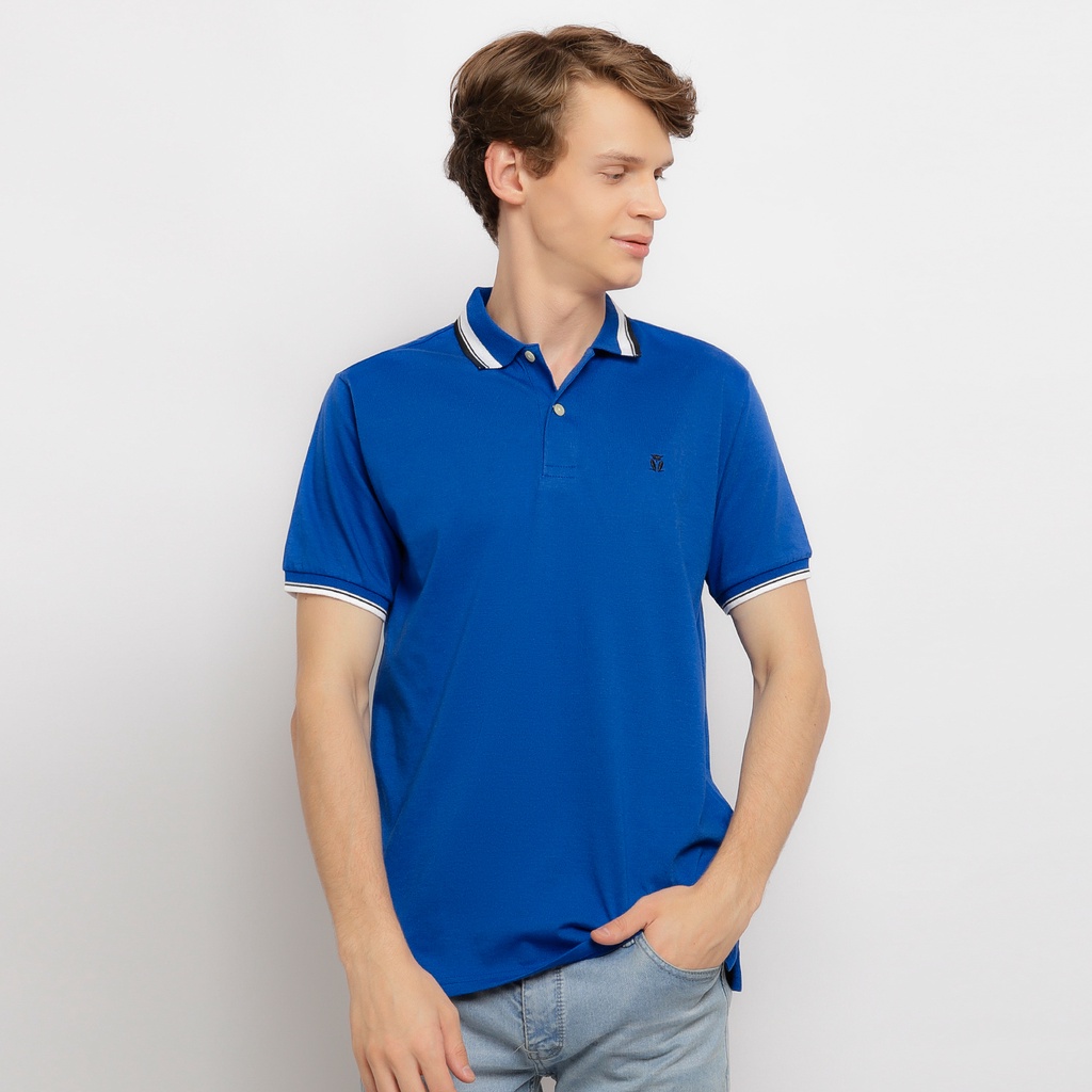 MATSUDA Kaos Polo Shirt Pria Kerah Aioi-ROYAL