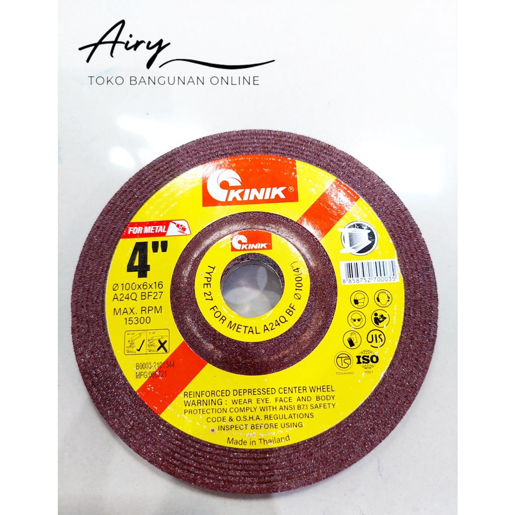 Batu Gerinda poles KINIK 4"