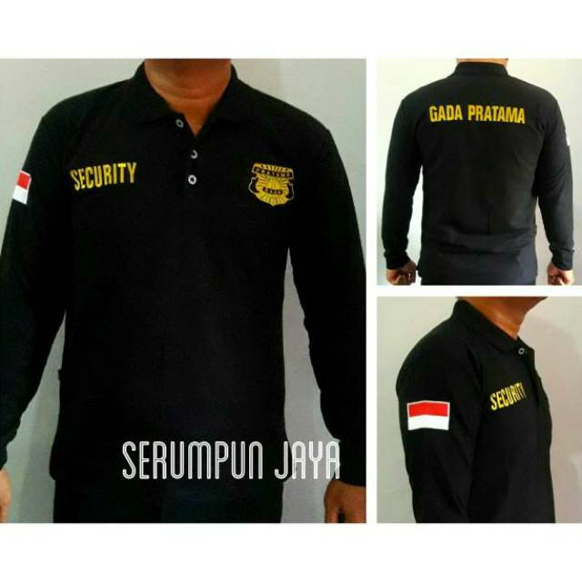 KAOS GADA PRATAMA LENGAN PANJANG - KAOS KERAH GADA PRATAMA SECURITY LENGAN PANJANG