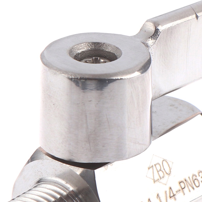 &lt; E2id &amp; &gt; Npt Male &amp; Female Bola Mini 1 / 4 &quot;Bahan Stainless Steel 304