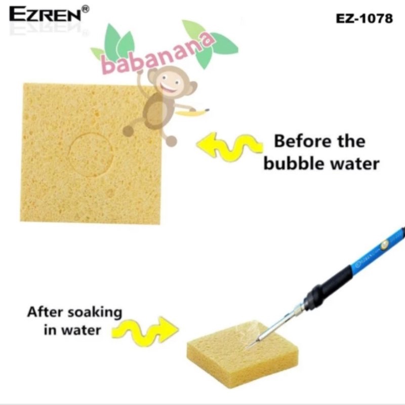 Ezren EZ-1078 Spons penbersih mata solder sponge cleaner welding