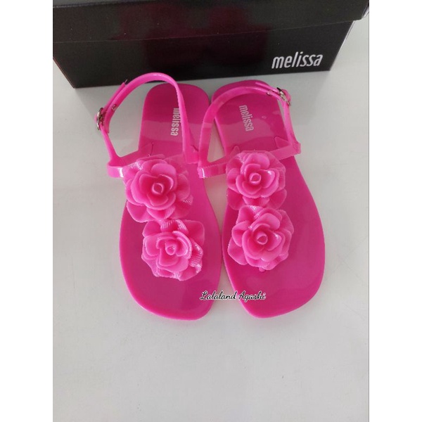 Sandal melissa harmonic garden square Ad/sandal melissa bunga /sandal jelly wanita