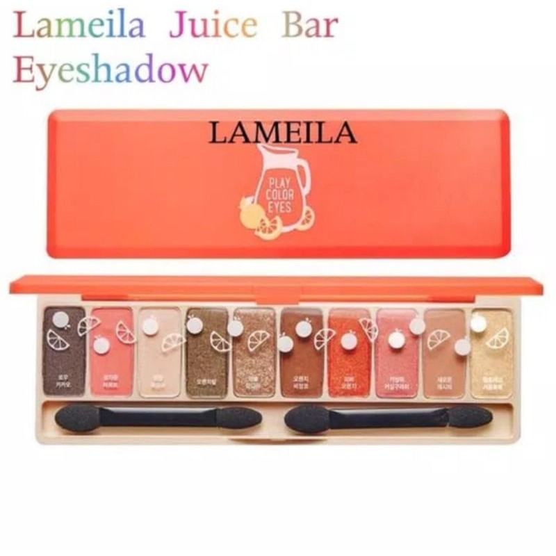 JUICE BAR - LAMEILA EYESHADOW PALETTE SERI JUICE BAR PLAY COLOR EYES