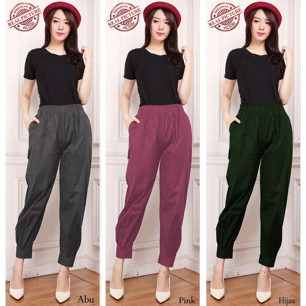 SB Collection Celana Panjang Grace Casual Longpants Joger Wanita