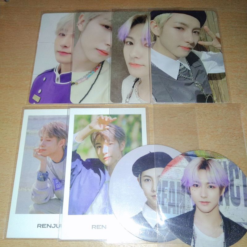 Photocard Renjun Official & Pola Renjun From Home
