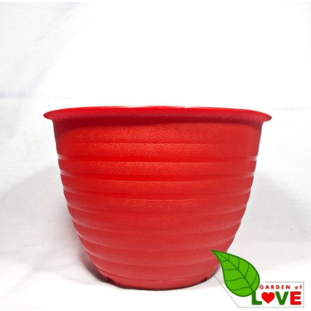 Ori Pot Tawon 24 Pot Super Tawon 24 Cm Merah Bata Tawon Pot 25 Plastik 25cm Vas Pot Bunga