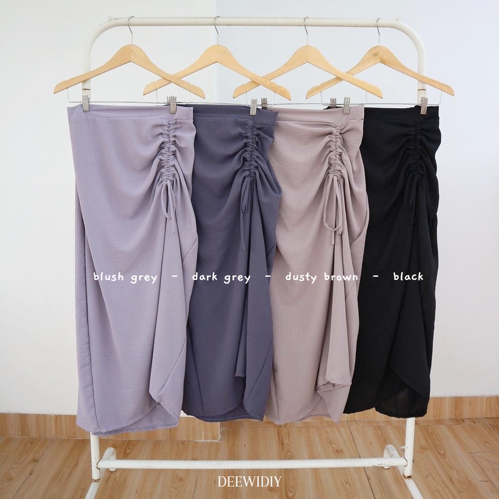 ROK SERUT CRINCKLE AIRFLOW PREMIUM / KOREAN LOOK / FEIRA SKIRT DEEWIDIY