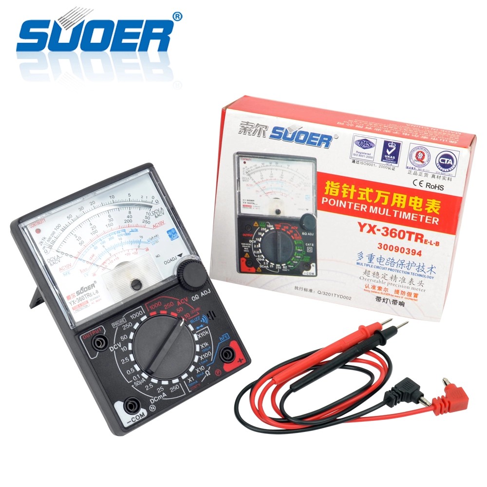 Multitester KUALITAS BAGUS MULTI AVO Meter Tester Teknisi Multimeter SOUER 360TRn ADA LED DAN BUZZER