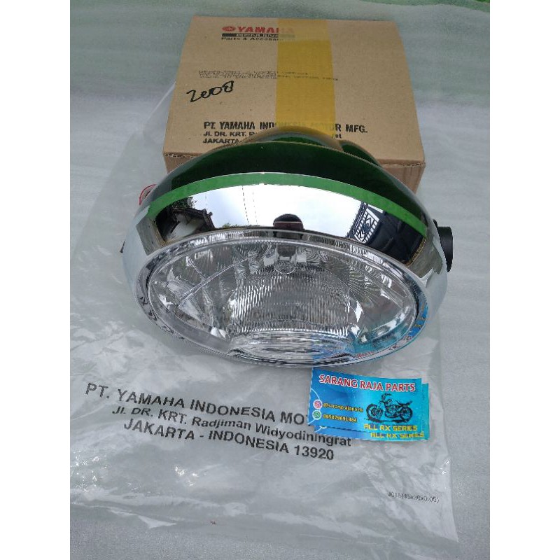 LAMPU DEPAN HEADLAMP RX KING PEREDAM SCORPIO  BULAT ORIGINAL