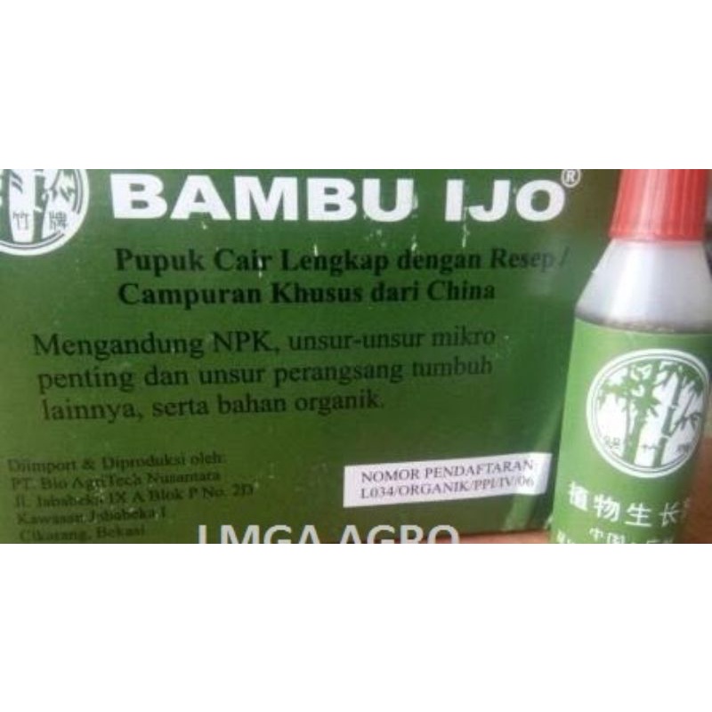 Jual Bambu Ijo Pupuk Cair Lengkap Hasil Ramuan Cina Shopee Indonesia