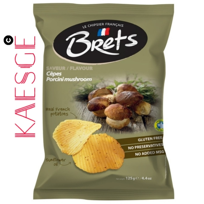 

BRETS (BRET'S) CHIPS PORCINI MUSHROOM SNACKS 125 GR