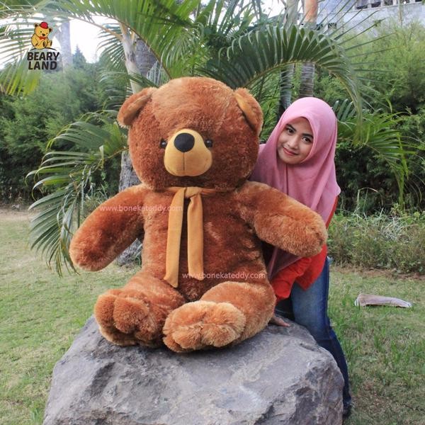Boneka Teddy Bear / Beruang Jumbo Besar Warna Coklat