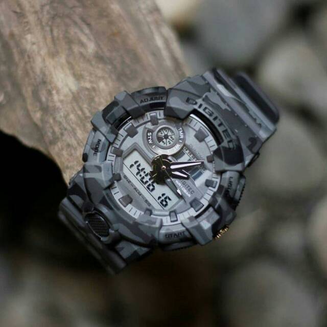 Jam tangan pria Digitec DG 2121 camo original tahan air