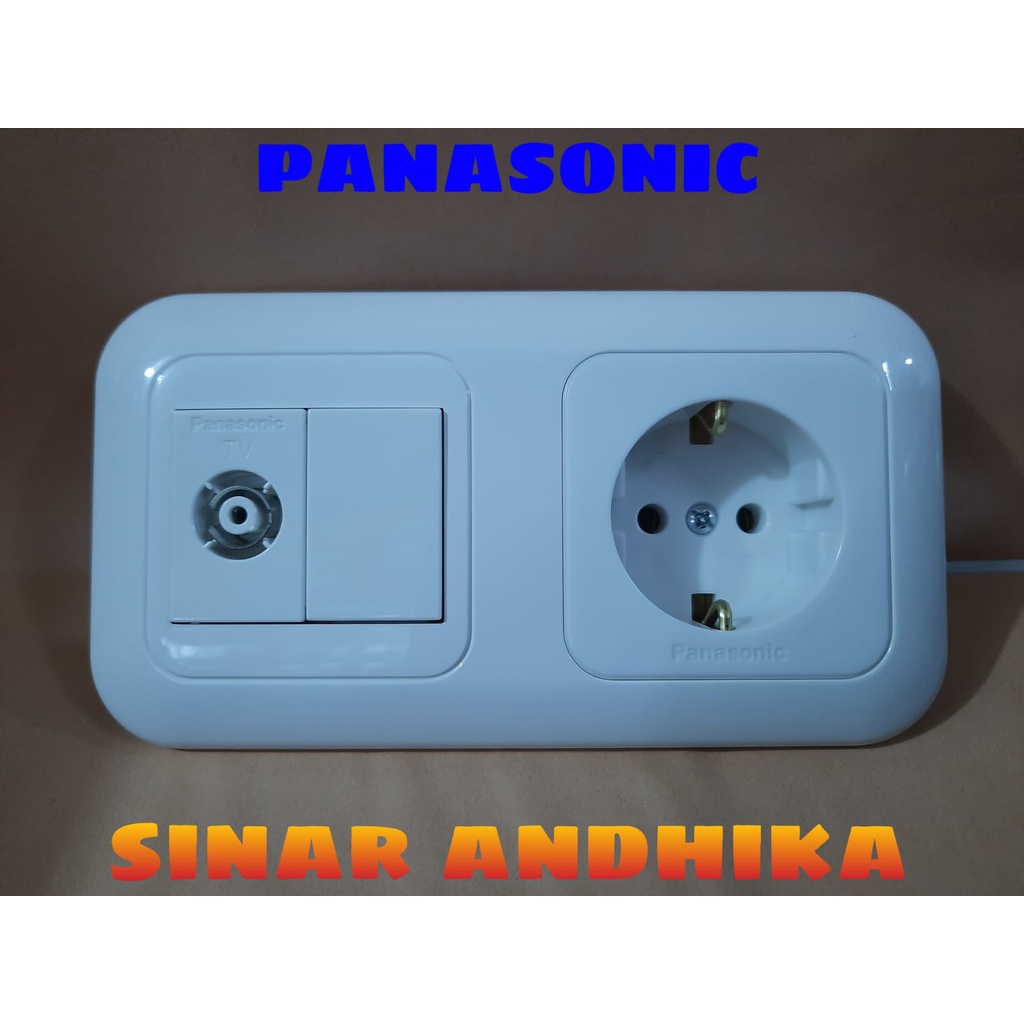 STOP KONTAK NON CP+MODUL TV+BLANK CHIP PANASONIC WEJP 11312-7 0120