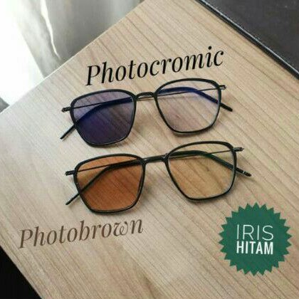 TERLARIS kacamata photocromic Photobrown minus plus cyl 2189