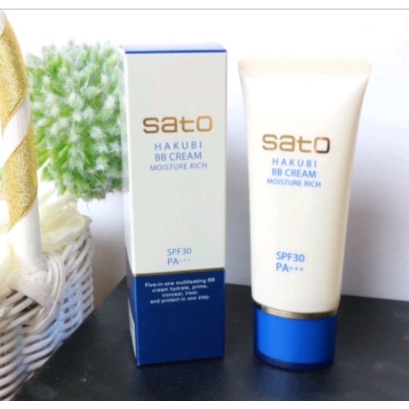 SATO HAKUBI BB CREAM SPF30 PA++++ MOISTURE RICH