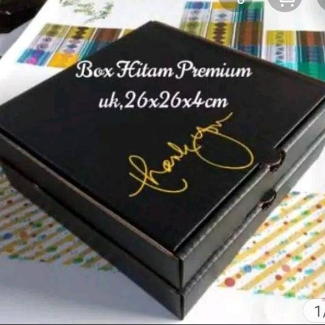 

Box hitam ukuran 26*26*4 (thank you)