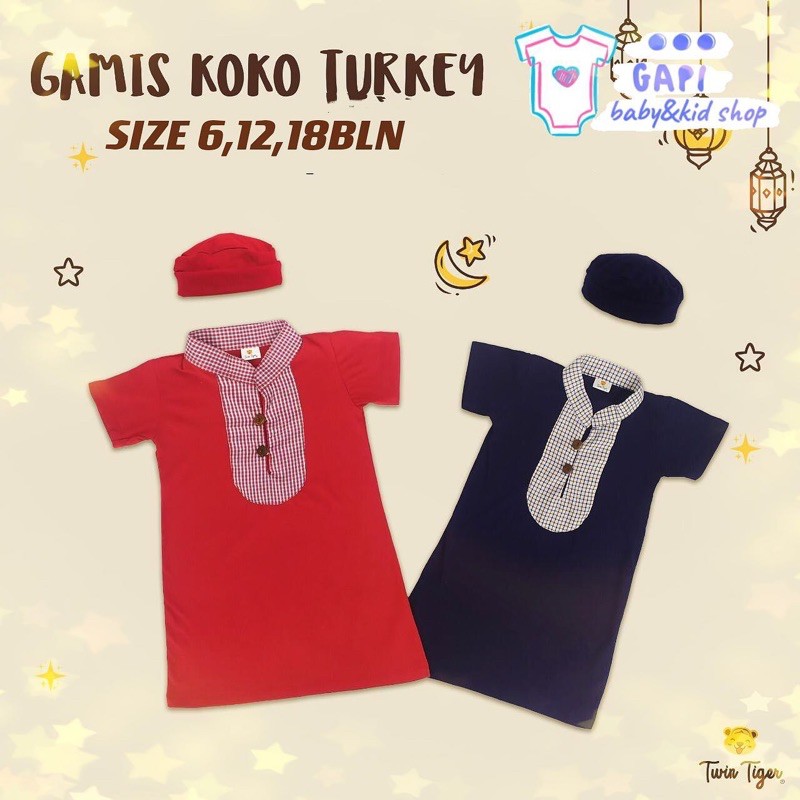 GAMIS KOKO PECI TWIN TIGER