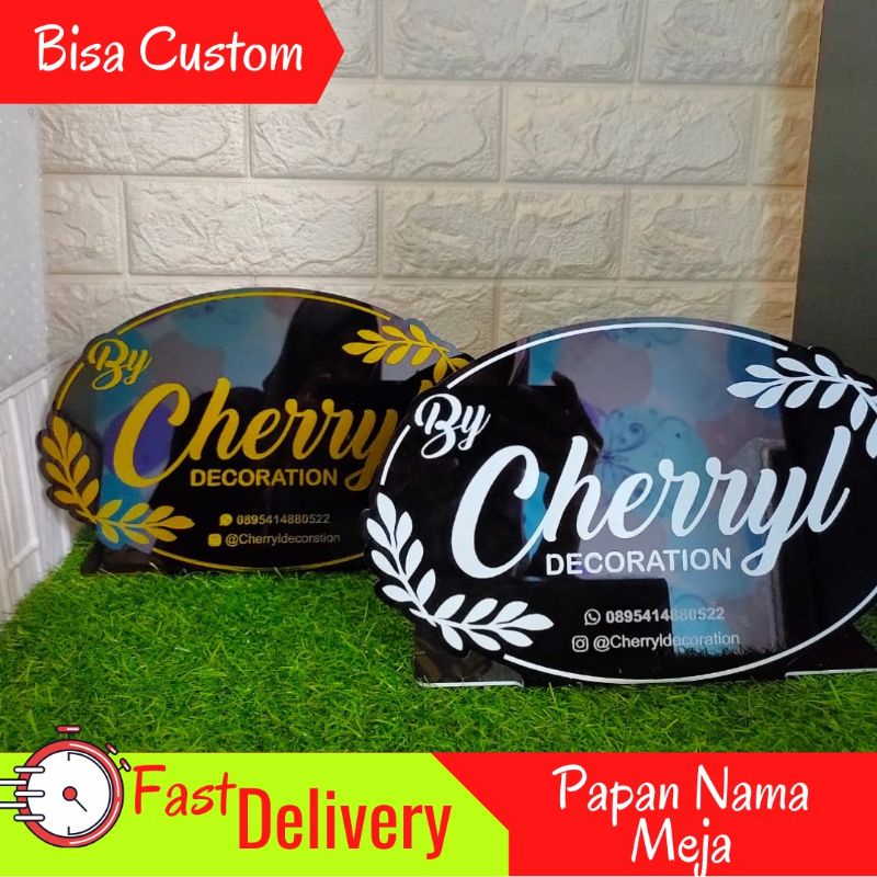 

PAPAN NAMA MEJA AKRILIK | BISA CUSTOM DESIGN | KUALITAS PREMIUM!!!