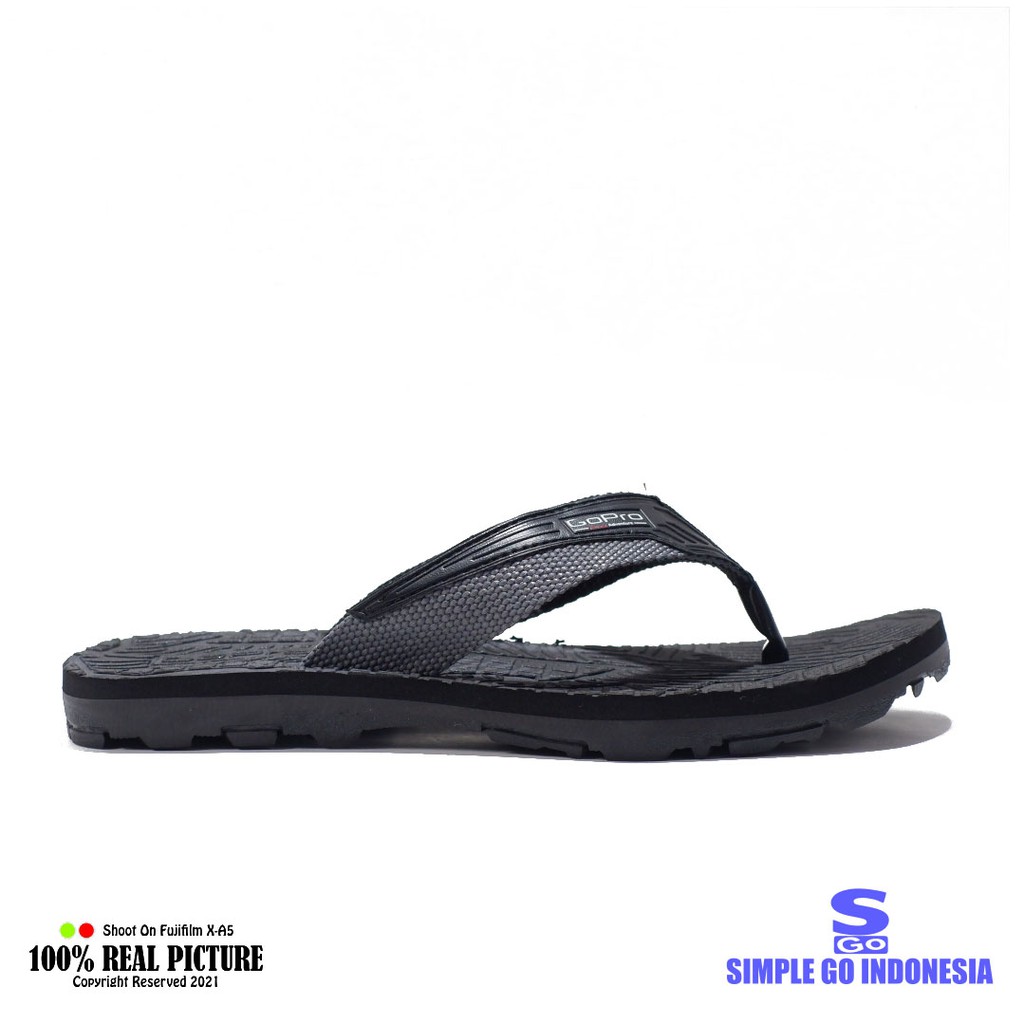 Sendal cowok jepit branded Go Pro Adventure Almaz model casual simple tranding ukuran 39 sampai 43