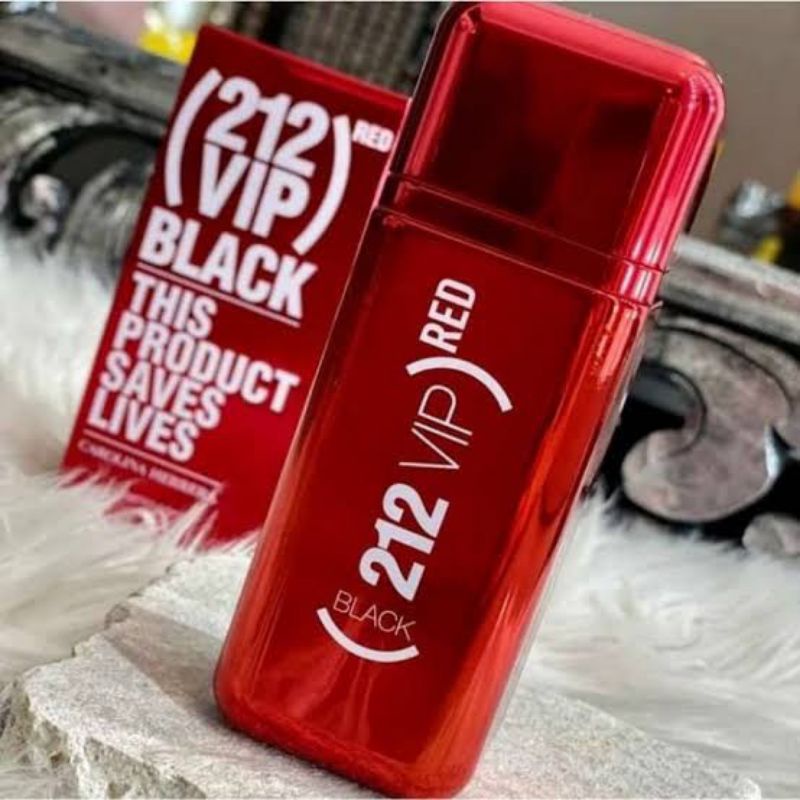 CAROLINA HERRERA 212 VIP MEN RED ORIGINAL BOX