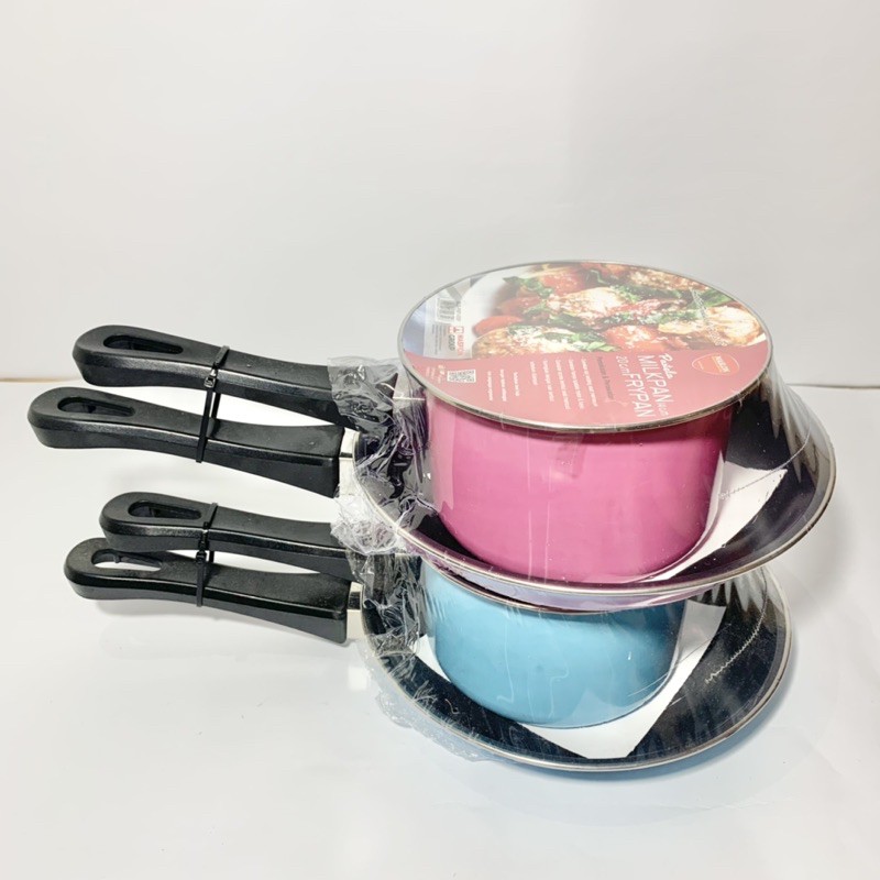 1 Set Panci Susu dan Wajan Teflon Maslon Maspion