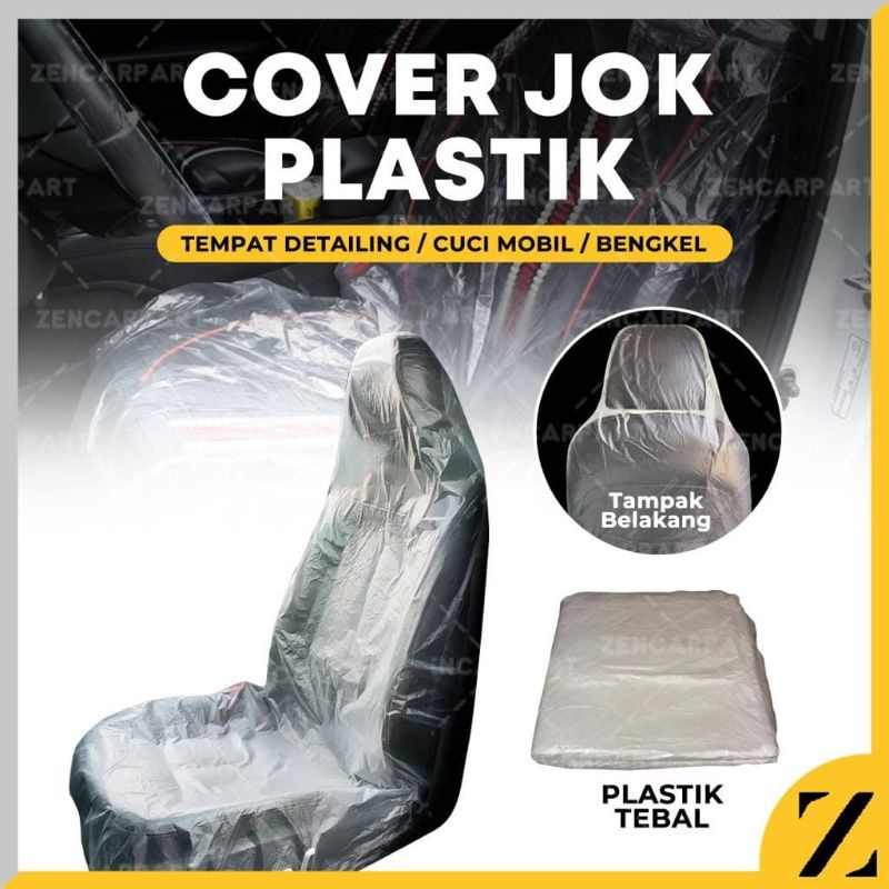 Cover Jok Mobil Disposable Sarung Interior Plastik Detailing Bengkel Seat Cover Plastic