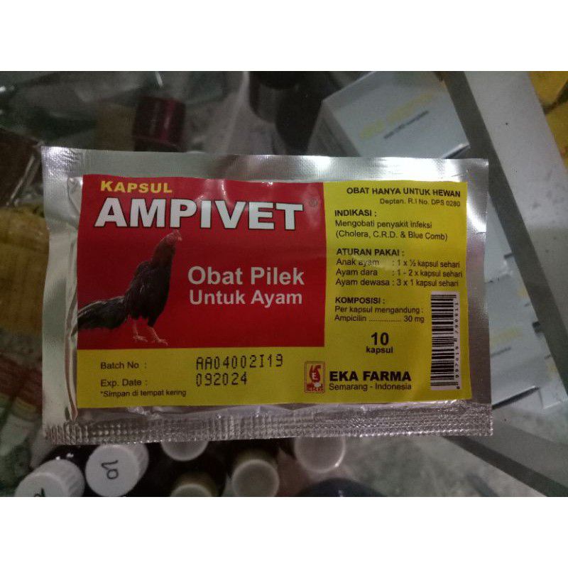 ampivet/obat ayam pilek/obat ayam sakit