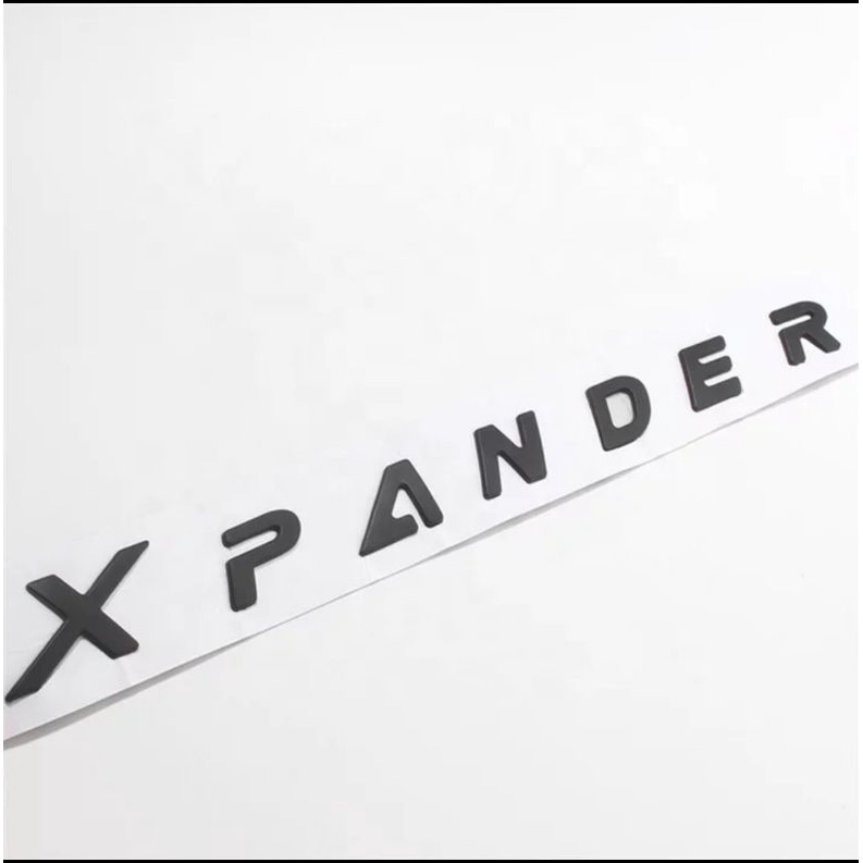 Stiker Emblem XPANDER Kap Mesin Bahan ABS