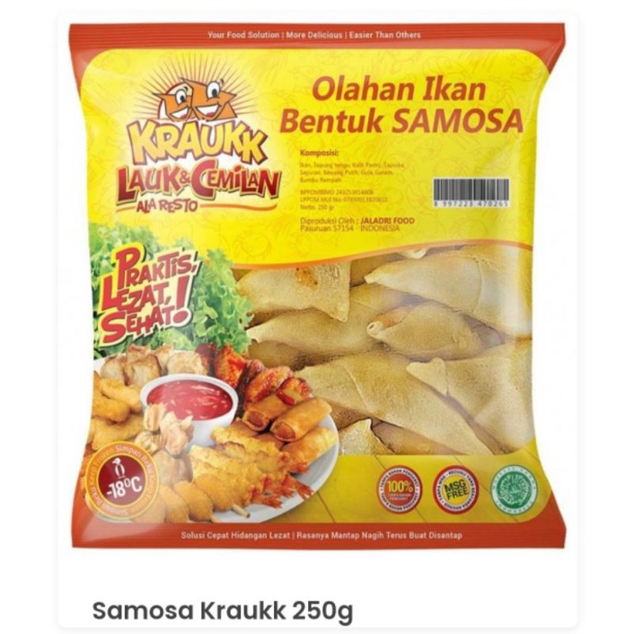 

Olahan Ikan Bentuk Samosa kraukk