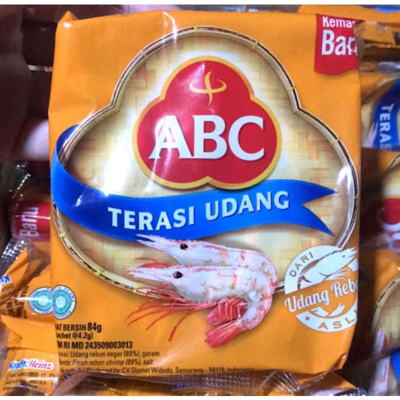 Jual Terasi Udang Abc 1 Bungkus Shopee Indonesia 0502