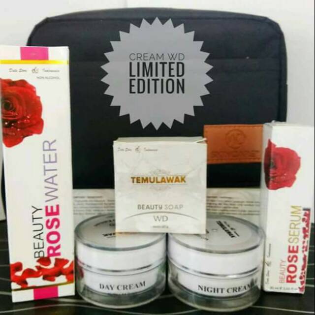 TEMULAWAK WD PAKET LENGKAP / KRIM ORI BPOM / KRIM MURAH BERKWALITAS / KRIM AMAN / PEMUTIH WAJAH